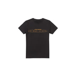 Star Wars Mens Obi Wan Kenobi Logo T-Shirt - M, Black