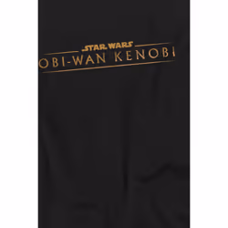 Star Wars Mens Obi Wan Kenobi Logo T-Shirt - M, Black
