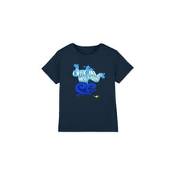 Aladdin Childrens/Kids Official Wish Granter Genie T-Shirt - 9-10 Years, Navy