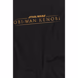 Star Wars Childrens/Kids Obi Wan Kenobi Logo T-Shirt - 12-13 Years, Black