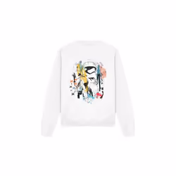 Star Wars Unisex Adult Stormtrooper Abstract Sweatshirt - M, White