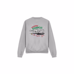 Star Wars: The Mandalorian Unisex Adult Merry Force Be With You Grogu Sweatshirt - XL, Sport Heather