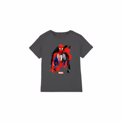 Spider-Man Childrens/Kids Symbiote T-Shirt - 7-8 Years, Charcoal