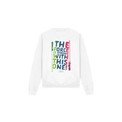Star Wars Unisex Adult Force Is Strong Sweatshirt - M, White