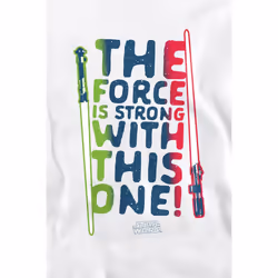 Star Wars Unisex Adult Force Is Strong Sweatshirt - L, White
