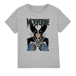 Marvel Childrens/Kids X-Men Wolverine Action Shot T-Shirt - 7-8 Years, Sport Heather