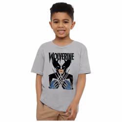 Marvel Childrens/Kids X-Men Wolverine Action Shot T-Shirt - 7-8 Years, Sport Heather