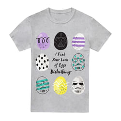 Star Wars Mens Your Lack Of Easter Eggs Disturbing Darth Vader T-Shirt - XXL, Sport Heather