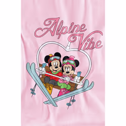 Disney Childrens/Kids Alpine Vibes Mickey Mouse T-Shirt - 5-6 Years, Pink