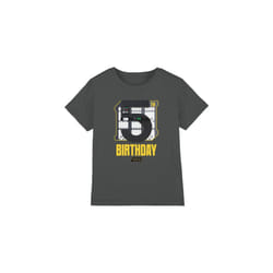 Star Wars Childrens/Kids Darth Vader Space 5th Birthday T-Shirt - 7-8 Years, Charcoal