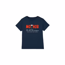 Thor Childrens/Kids MoTHOR T-Shirt - 3-4 Years, Navy