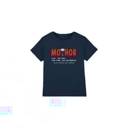 Thor Childrens/Kids MoTHOR T-Shirt - 3-4 Years, Navy
