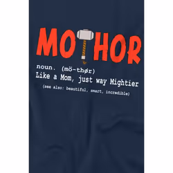 Thor Childrens/Kids MoTHOR T-Shirt - 3-4 Years, Navy