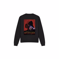 Star Wars Unisex Adult Return Of The Jedi Block Sweatshirt - S, Black