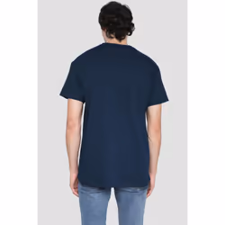 Spider-Man Mens Hero Stance T-Shirt - L, Navy