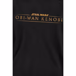 Star Wars Unisex Adult Obi Wan Kenobi Logo Sweatshirt - S, Black