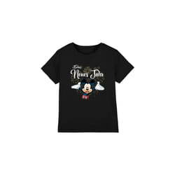 Disney Childrens/Kids German Mickey Mouse Fireworks New Year T-Shirt - 5-6 Years, Black