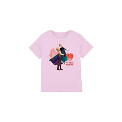 Frozen Childrens/Kids My True North Anna Kristoff Valentine's Day T-Shirt - 5-6 Years, Pink