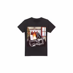 Star Wars Mens Christmas Carols Darth Vader T-Shirt - 3XL, Black