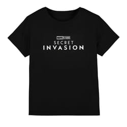 Marvel Childrens/Kids Secret Invasion Logo T-Shirt - 7-8 Years, Black