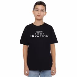 Marvel Childrens/Kids Secret Invasion Logo T-Shirt - 3-4 Years, Black