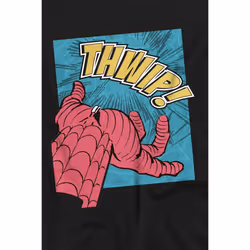 Spider-Man Mens Thwip T-Shirt - XXL, Black