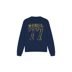 Star Wars Unisex Adult Rebel 77 Sweatshirt - L, Navy