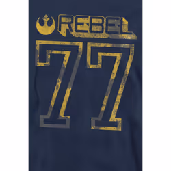 Star Wars Unisex Adult Rebel 77 Sweatshirt - L, Navy