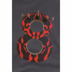 Star Wars Childrens/Kids 8 Darth Maul T-Shirt - 5-6 Years, Charcoal