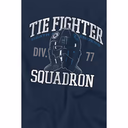 Star Wars Mens Tie Fighter Squadron T-Shirt - XL, Navy