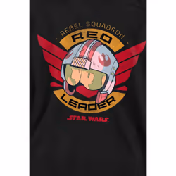 Star Wars Unisex Adult Red Leader Sweatshirt - XXL, Black