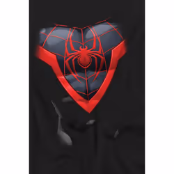 Spider-Man Childrens/Kids Miles Morales Costume T-Shirt - 3-4 Years, Black