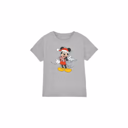 Disney Childrens/Kids Mickey Mouse Christmas Lights T-Shirt - 7-8 Years, Sport Heather