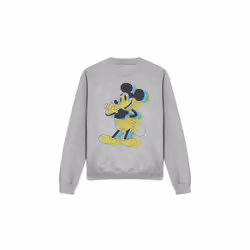 Disney Unisex Adult Trippy Mickey Mouse Sweatshirt - XL, Sport Heather