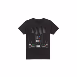 Star Wars Mens Darth Vader Costume T-Shirt - 3XL, Black