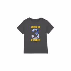 Star Wars Childrens/Kids Greatest Kid R2-D2 T-Shirt - 7-8 Years, Charcoal