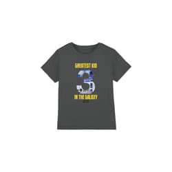 Star Wars Childrens/Kids Greatest Kid R2-D2 T-Shirt - 7-8 Years, Charcoal