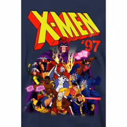 Marvel Unisex Adult X-Men 97 Comic Sweatshirt - M, Navy
