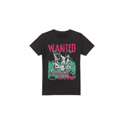 Star Wars Mens Wanted Rebels T-Shirt - L, Black
