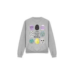 Star Wars Unisex Adult Your Lack Of Easter Eggs Disturbing Darth Vader Sweatshirt - L, Sport Heather