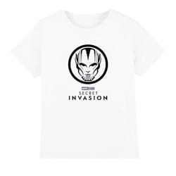 Marvel Childrens/Kids Secret Invasion Mono Badge T-Shirt - 5-6 Years, White