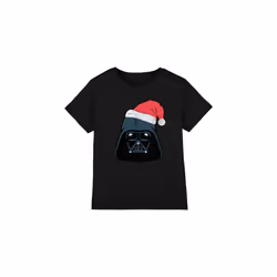 Star Wars Childrens/Kids Darth Vader Santa Christmas T-Shirt - 3-4 Years, Black