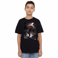 Marvel Childrens/Kids X-Men Cyclops Blast T-Shirt - 9-10 Years, Black