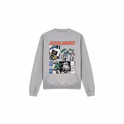 Star Wars Unisex Adult Beep Boop R2-D2 Sweatshirt - S, Sport Heather