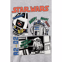 Star Wars Unisex Adult Beep Boop R2-D2 Sweatshirt - L, Sport Heather