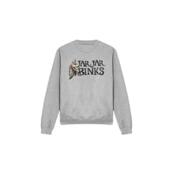 Star Wars Unisex Adult Jar Jar Binks Sweatshirt - XXL, Sport Heather