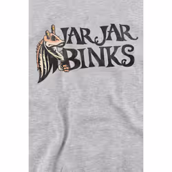 Star Wars Unisex Adult Jar Jar Binks Sweatshirt - XXL, Sport Heather
