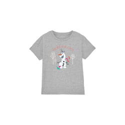 Frozen Childrens/Kids Never Too Cool Olaf T-Shirt - 3-4 Years, Sport Heather