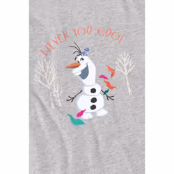 Frozen Childrens/Kids Never Too Cool Olaf T-Shirt - 3-4 Years, Sport Heather