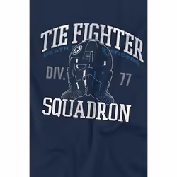 Star Wars Childrens/Kids Tie Fighter Squadron T-Shirt - 7-8 Years, Navy